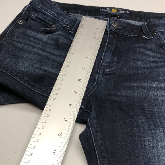 LIKE NEW VINTAGE LUCKY BRAND LOLITA SKINNY JEANS 6/28x29 🍀 - Picture 11 of 12